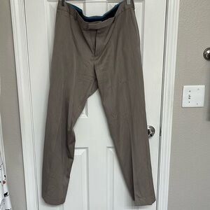 A[X]IST Men’s Brown Dress Pants-PULLING, PILLING
